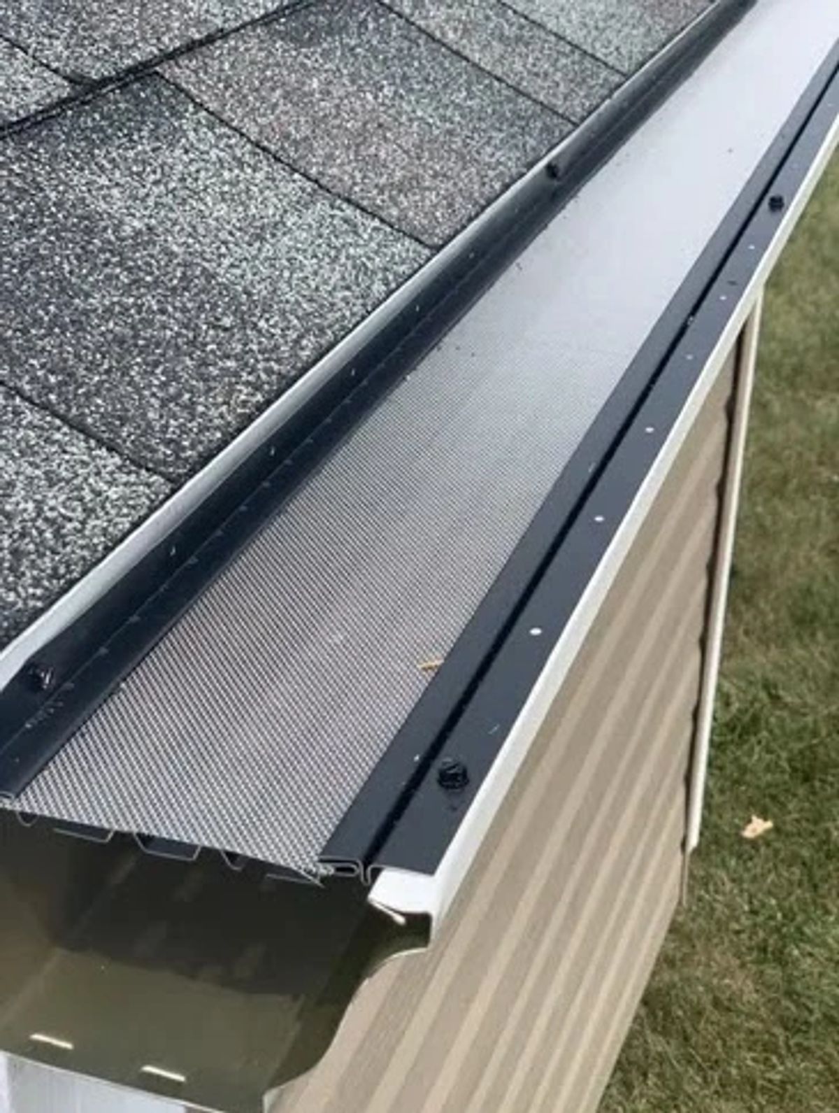 Gutter guards and leaf guards protecting against common clogs